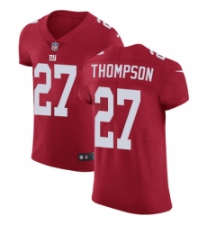 Men's Nike New York Giants #27 Darian Thompson Red Alternate Vapor Untouchable Elite Player NFL Jersey