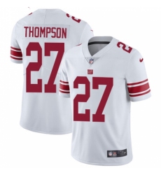 Youth Nike New York Giants #27 Darian Thompson Elite White NFL Jersey