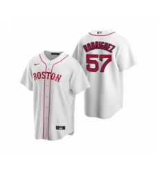 Youth Boston Red Sox #57 Eduardo Rodriguez Nike White Replica Alternate Jersey