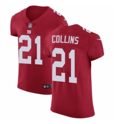 Men's Nike New York Giants #21 Landon Collins Red Alternate Vapor Untouchable Elite Player NFL Jersey