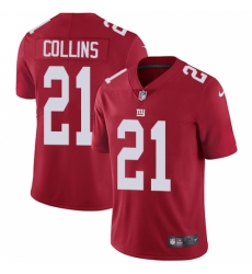Men's Nike New York Giants #21 Landon Collins Red Alternate Vapor Untouchable Limited Player NFL Jersey