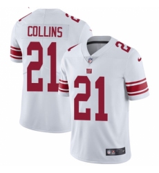 Men's Nike New York Giants #21 Landon Collins White Vapor Untouchable Limited Player NFL Jersey