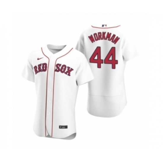 Men's Boston Red Sox #44 Brandon Workman Nike White Authentic 2020 Home Jersey Men's Boston Red Sox #44 Brandon Workman Nike White Authentic 2020 Home Jersey