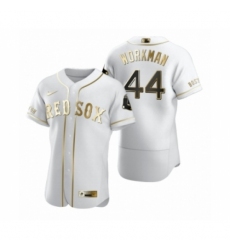 Men's Boston Red Sox #44 Brandon Workman Nike White Authentic Golden Edition Jersey