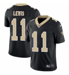Men's Nike New Orleans Saints #11 Tommylee Lewis Black Team Color Vapor Untouchable Limited Player NFL Jersey