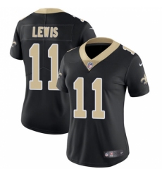 Women's Nike New Orleans Saints #11 Tommylee Lewis Black Team Color Vapor Untouchable Limited Player NFL Jersey