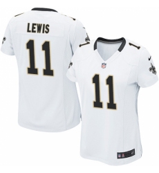Women's Nike New Orleans Saints #11 Tommylee Lewis Game White NFL Jersey