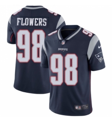 Youth Nike New England Patriots #98 Trey Flowers Navy Blue Team Color Vapor Untouchable Limited Player NFL Jersey