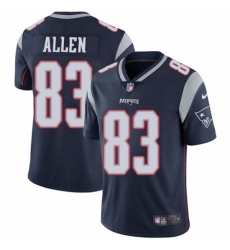 Men's Nike New England Patriots #83 Dwayne Allen Navy Blue Team Color Vapor Untouchable Limited Player NFL Jersey