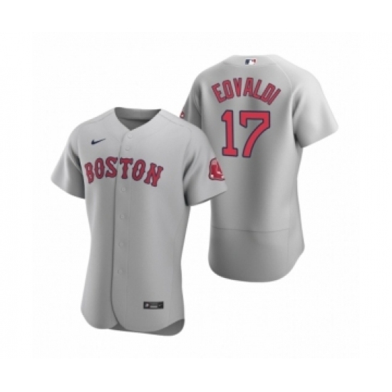 Men's Boston Red Sox #17 Nathan Eovaldi Nike Gray Authentic Road Jersey Men's Boston Red Sox #17 Nathan Eovaldi Nike Gray Authentic Road Jersey