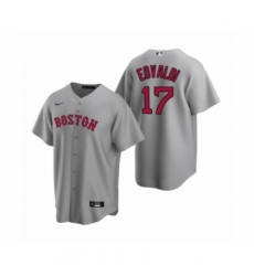 Men's Boston Red Sox #17 Nathan Eovaldi Nike Gray Replica Road Jersey