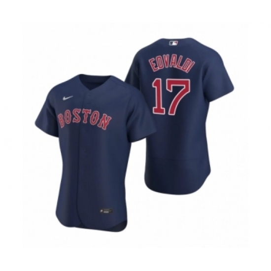 Men's Boston Red Sox #17 Nathan Eovaldi Nike Navy Authentic 2020 Alternate Jersey Men's Boston Red Sox #17 Nathan Eovaldi Nike Navy Authentic 2020 Alternate Jersey