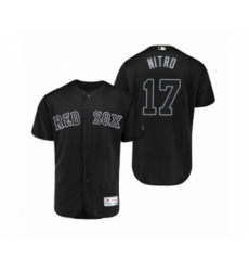 Men's Boston Red Sox #17 Nathan Eovaldi Nitro Black 2019 Players Weekend Authentic Jersey
