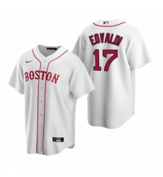 Men's Nike Boston Red Sox #17 Nathan Eovaldi White Alternate Stitched Baseball Jersey