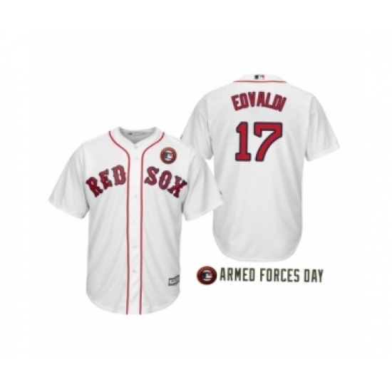 Women's Boston Red Sox 2019 Armed Forces Day Nathan Eovaldi #17 Nathan Eovaldi White Jersey Women's Boston Red Sox 2019 Armed Forces Day Nathan Eovaldi #17 Nathan Eovaldi White Jersey