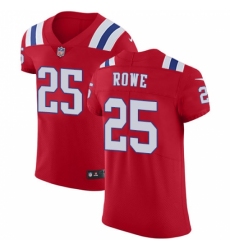 Men's Nike New England Patriots #25 Eric Rowe Red Alternate Vapor Untouchable Elite Player NFL Jersey