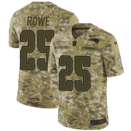 Youth Nike New England Patriots #25 Eric Rowe Limited Camo 2018 Salute to Service NFL Jersey Youth Nike New England Patriots #25 Eric Rowe Limited Camo 2018 Salute to Service NFL Jersey