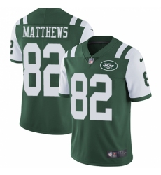 Youth Nike New York Jets #82 Rishard Matthews Green Team Color Vapor Untouchable Limited Player NFL Jersey