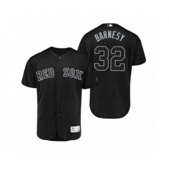 Men's Boston Red Sox #32 Matt Barnes Barnesy Black 2019 Players Weekend Authentic Jersey Men's Boston Red Sox #32 Matt Barnes Barnesy Black 2019 Players Weekend Authentic Jersey