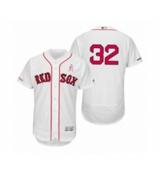 Men's Matt Barnes Boston Red Sox #32 White 2019 Mothers Day flex base Jersey