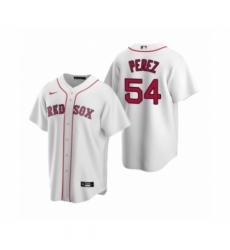 Men's Boston Red Sox #54 Martin Perez Nike White Replica Home Jersey