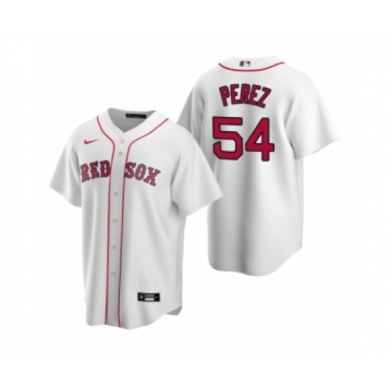 Women's Boston Red Sox #54 Martin Perez Nike White Replica Home Jersey Women's Boston Red Sox #54 Martin Perez Nike White Replica Home Jersey