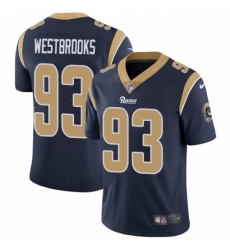 Men's Nike Los Angeles Rams #93 Ethan Westbrooks Navy Blue Team Color Vapor Untouchable Limited Player NFL Jersey