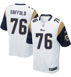 Men's Nike Los Angeles Rams #76 Rodger Saffold Game White NFL Jersey