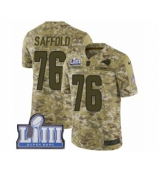 Men's Nike Los Angeles Rams #76 Rodger Saffold Limited Camo 2018 Salute to Service Super Bowl LIII Bound NFL Jersey