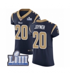 Men's Nike Los Angeles Rams #20 Lamarcus Joyner Navy Blue Team Color Vapor Untouchable Elite Player Super Bowl LIII Bound NFL Jersey