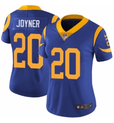 Women's Nike Los Angeles Rams #20 Lamarcus Joyner Royal Blue Alternate Vapor Untouchable Limited Player NFL Jersey