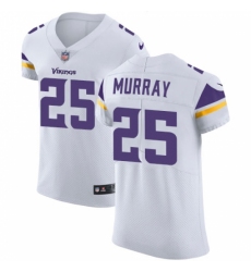 Men's Nike Minnesota Vikings #25 Latavius Murray White Vapor Untouchable Elite Player NFL Jersey