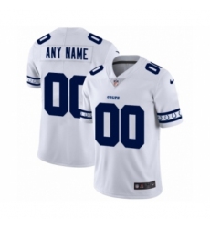 Men's Indianapolis Colts Customized White Team Logo Cool Edition Jersey