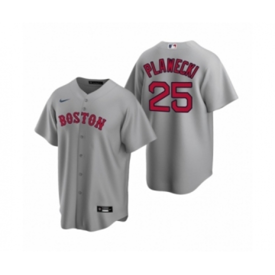 Men's Boston Red Sox #25 Kevin Plawecki Nike Gray Replica Road Jersey Men's Boston Red Sox #25 Kevin Plawecki Nike Gray Replica Road Jersey