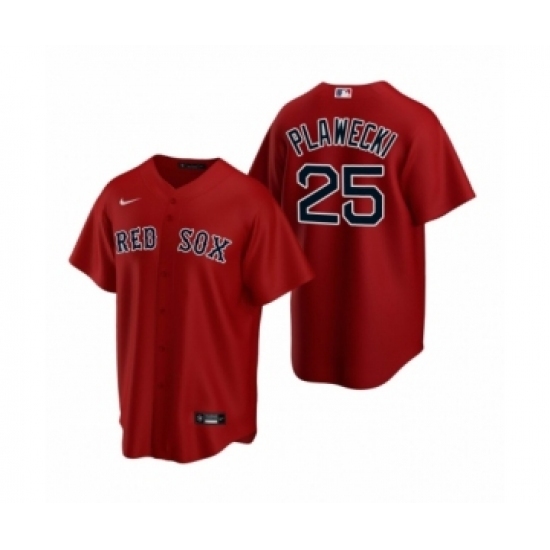 Men's Boston Red Sox #25 Kevin Plawecki Nike Red Replica Alternate Jersey Men's Boston Red Sox #25 Kevin Plawecki Nike Red Replica Alternate Jersey