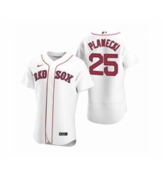 Men's Boston Red Sox #25 Kevin Plawecki Nike White Authentic 2020 Home Jersey Men's Boston Red Sox #25 Kevin Plawecki Nike White Authentic 2020 Home Jersey