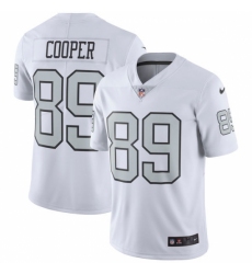 Men's Nike Oakland Raiders #89 Amari Cooper Limited White Rush Vapor Untouchable NFL Jersey