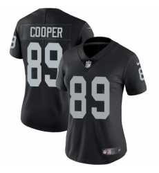 Women's Nike Oakland Raiders #89 Amari Cooper Black Team Color Vapor Untouchable Limited Player NFL Jersey