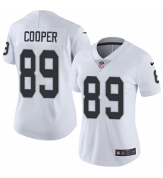 Women's Nike Oakland Raiders #89 Amari Cooper White Vapor Untouchable Limited Player NFL Jersey