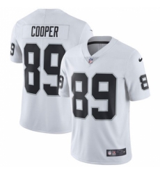 Youth Nike Oakland Raiders #89 Amari Cooper White Vapor Untouchable Limited Player NFL Jersey