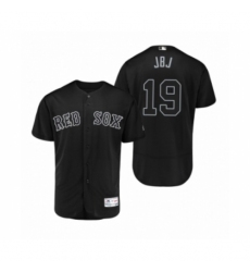 Men Red Sox #19 Jackie Bradley Jr. JBJ Black 2019 Players Weekend Authentic Jersey