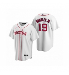 Women's Boston Red Sox #19 Jackie Bradley Jr. Nike White Replica Alternate Jersey
