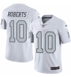 Youth Nike Oakland Raiders #10 Seth Roberts Limited White Rush Vapor Untouchable NFL Jersey
