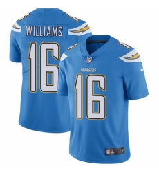 Men's Nike Los Angeles Chargers #16 Tyrell Williams Electric Blue Alternate Vapor Untouchable Limited Player NFL Jersey