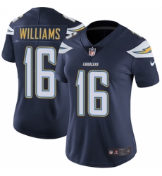 Women's Nike Los Angeles Chargers #16 Tyrell Williams Elite Navy Blue Team Color NFL Jersey