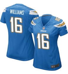 Women's Nike Los Angeles Chargers #16 Tyrell Williams Game Electric Blue Alternate NFL Jersey