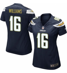 Women's Nike Los Angeles Chargers #16 Tyrell Williams Game Navy Blue Team Color NFL Jersey