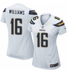 Women's Nike Los Angeles Chargers #16 Tyrell Williams Game White NFL Jersey