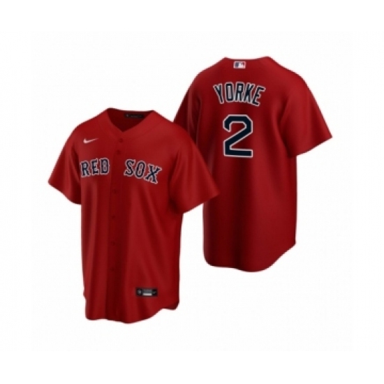 Women's Boston Red Sox #2 Nick Yorke Red 2020 MLB Draft Replica Alternate Jersey Women's Boston Red Sox #2 Nick Yorke Red 2020 MLB Draft Replica Alternate Jersey