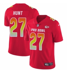 Youth Nike Kansas City Chiefs #27 Kareem Hunt Limited Red 2018 Pro Bowl NFL Jersey